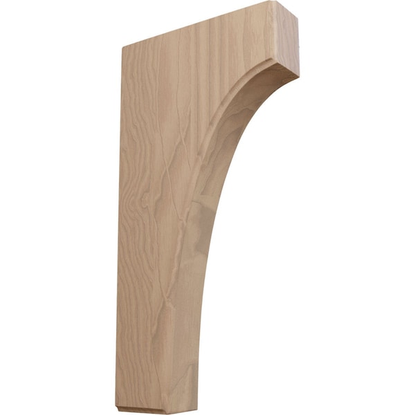Ekena Millwork 1 3/4"W x 6"D x 12"H Clarksville Bracket, Mahogany BKTW02X06X12CVGM - main
